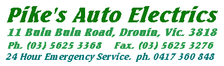 Pike's Auto Electrics